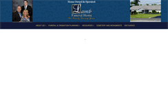 Desktop Screenshot of lambfuneralhome.com